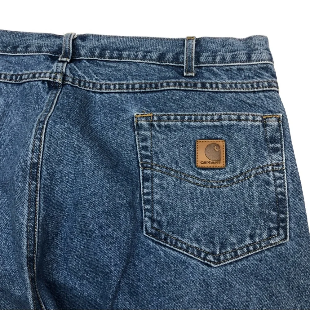 Carhartt 40x30 Straight Fit Heavyweight 5-Pocket Tapered Jean Mens